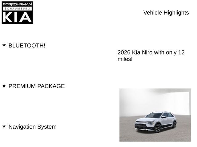 2026 Kia Niro EX