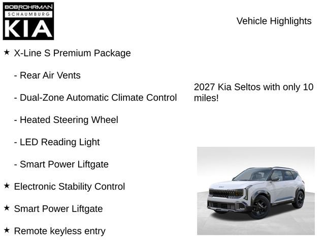 2027 Kia Seltos X-Line S