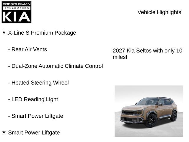 2027 Kia Seltos X-Line S