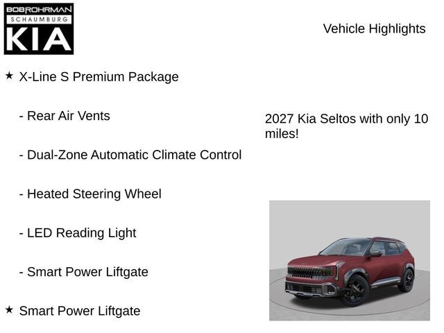 2027 Kia Seltos X-Line S