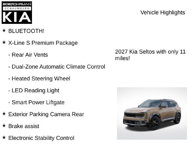 2027 Kia Seltos X-Line S