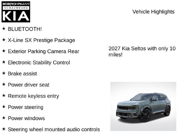 2027 Kia Seltos X-Line SX