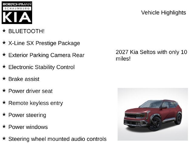 2027 Kia Seltos X-Line SX