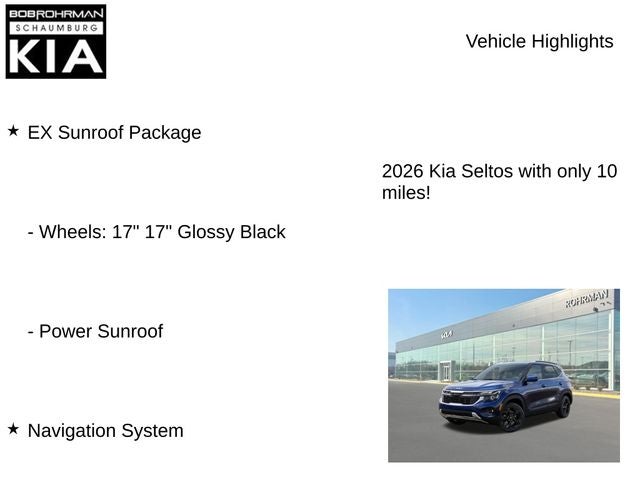 2026 Kia Seltos EX