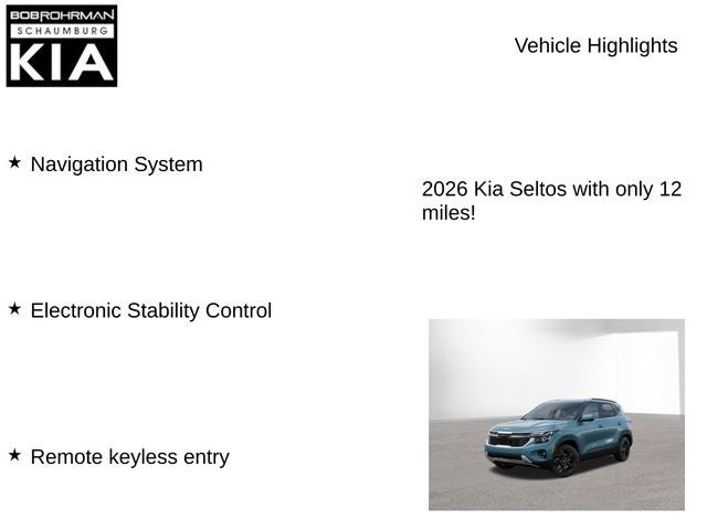 2026 Kia Seltos EX