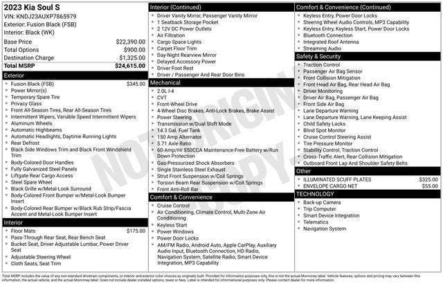 2023 Kia Soul S