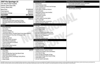 2007 Kia Sportage LX