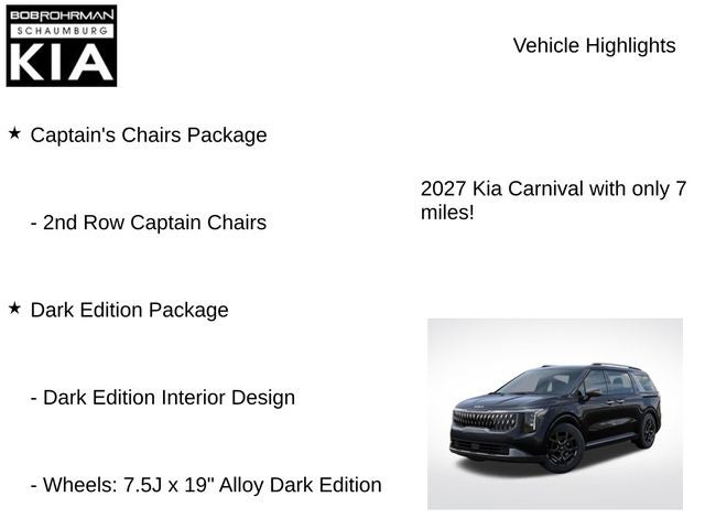 2027 Kia Carnival EX