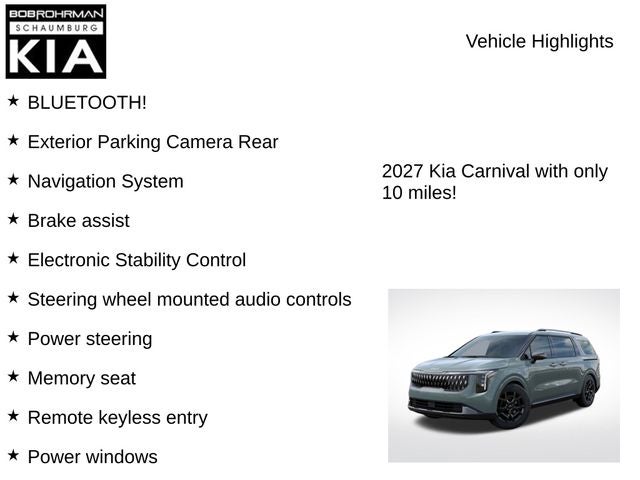 2027 Kia Carnival EX