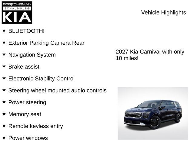 2027 Kia Carnival EX