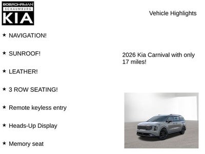 2026 Kia Carnival SX Prestige