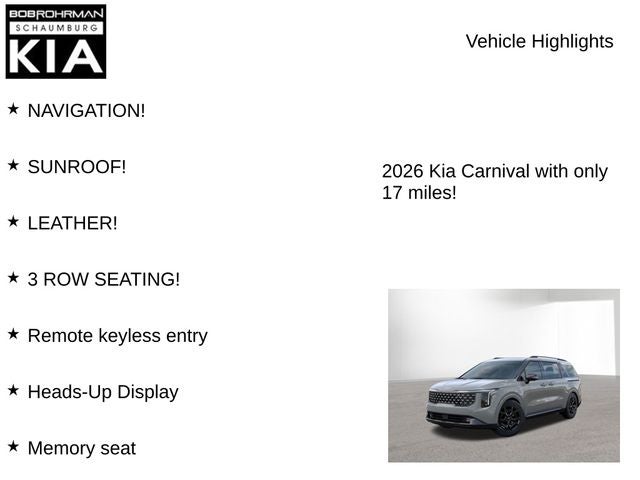 2026 Kia Carnival SX Prestige
