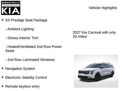 2027 Kia Carnival SX Prestige