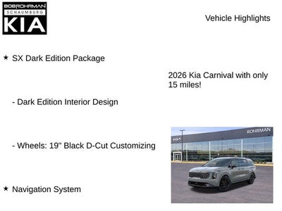 2026 Kia Carnival Hybrid SX