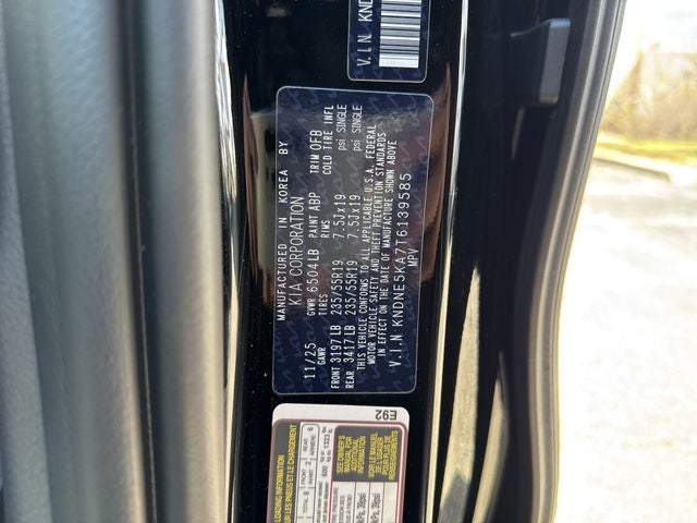 2026 Kia Carnival Hybrid SX