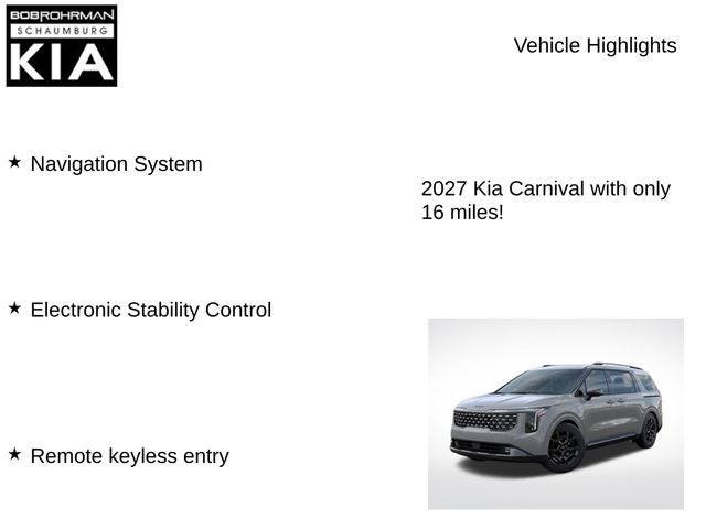 2027 Kia Carnival Hybrid SX Prestige