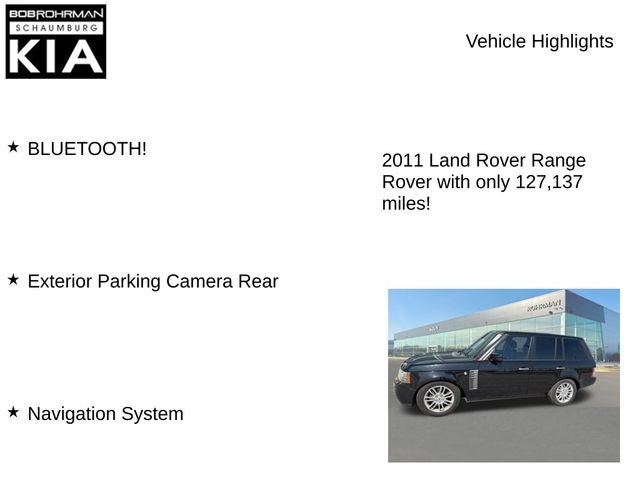 2011 Land Rover Range Rover HSE
