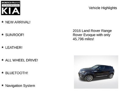 2016 Land Rover Range Rover Evoque HSE