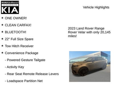 2023 Land Rover Range Rover Velar R-Dynamic S MHEV