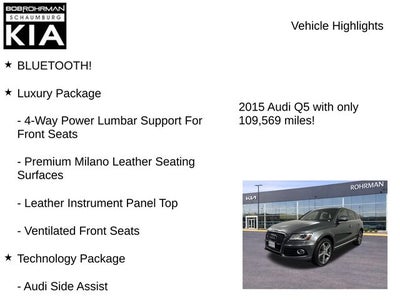 2015 Audi Q5 3.0T Premium Plus quattro