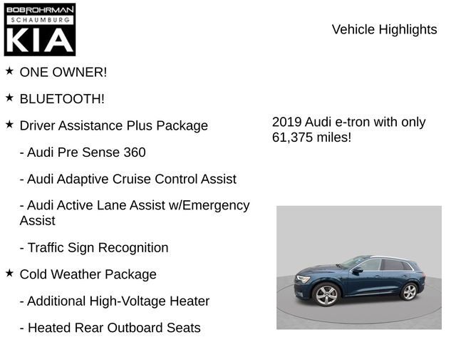 2019 Audi e-tron Premium Plus quattro