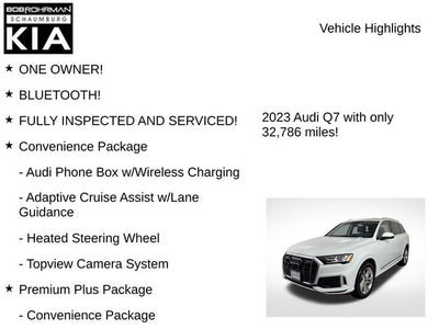 2023 Audi Q7 45 Premium Plus quattro