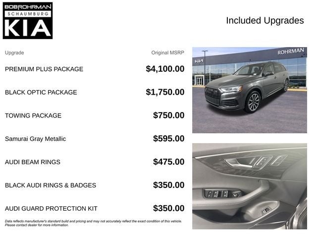 2023 Audi Q7 45 Premium Plus quattro