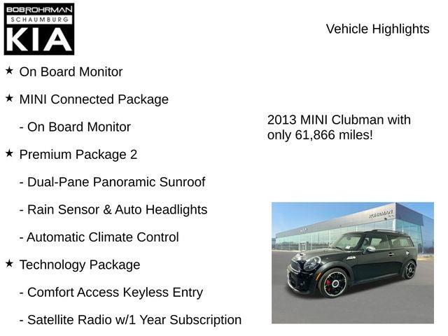 2013 MINI John Cooper Works Clubman