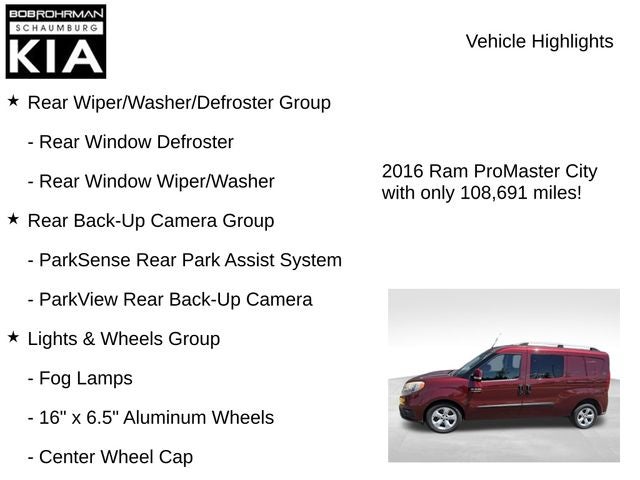 2016 RAM ProMaster City SLT