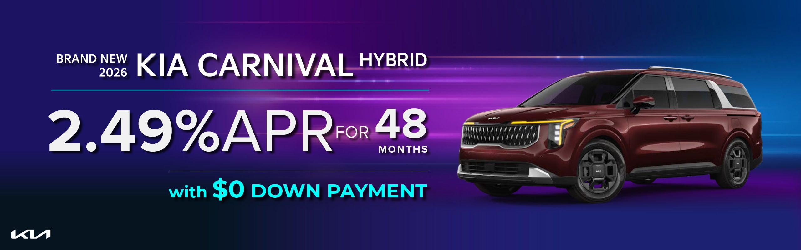 Brand New 2026 Kia CARNIVAL MPV HYBRID