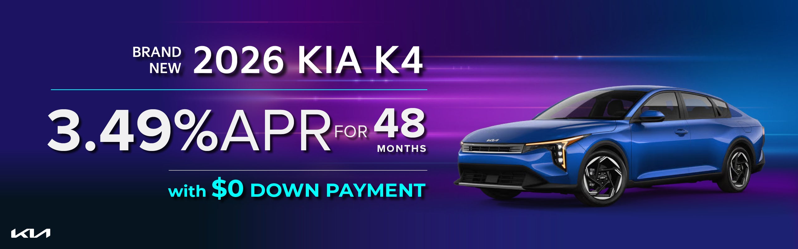 Brand New 2026 Kia K4