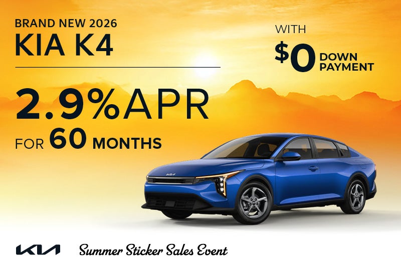 Brand New 2026 Kia K4