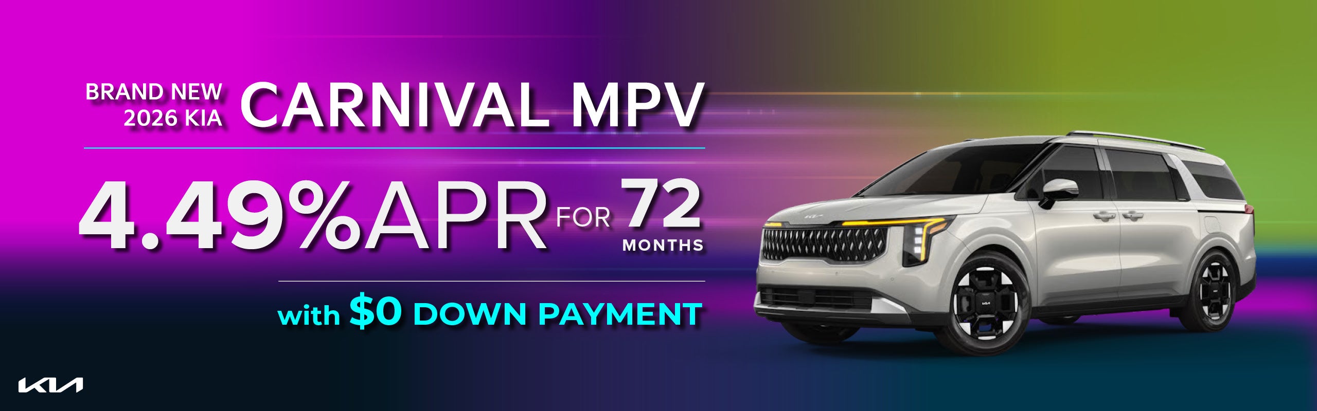 Brand New 2026 Kia CARNIVAL MPV 