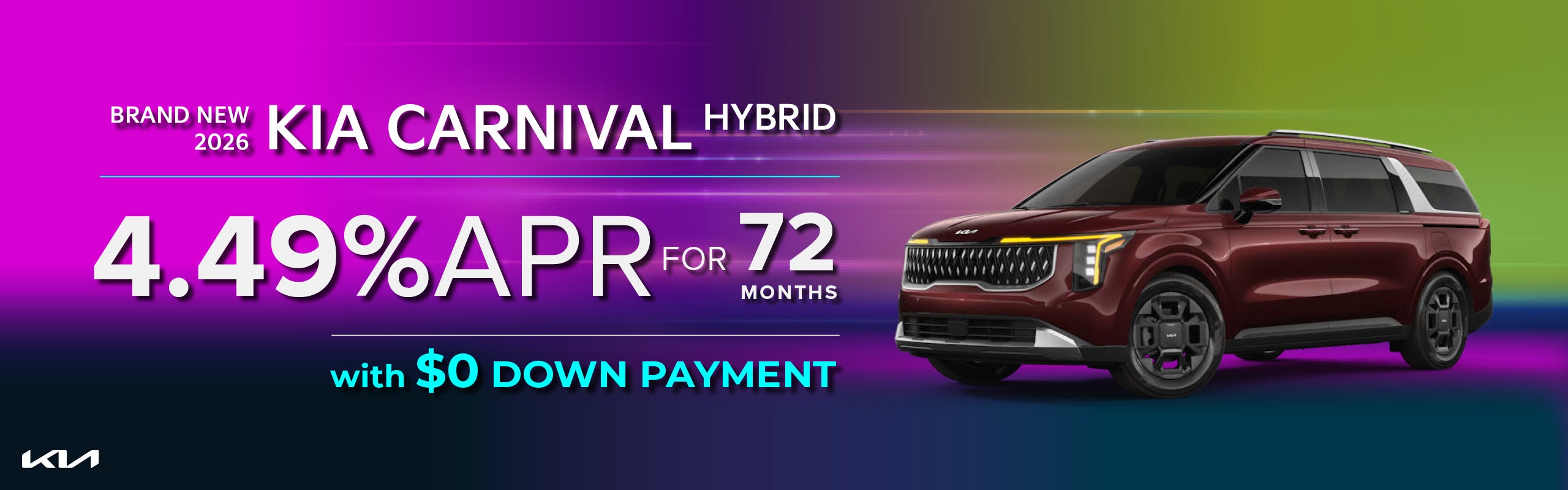 Brand New 2026 Kia CARNIVAL MPV HYBRID