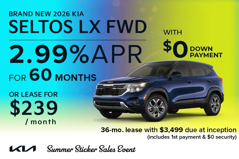 Brand New 2026 Kia SELTOS LX fwd