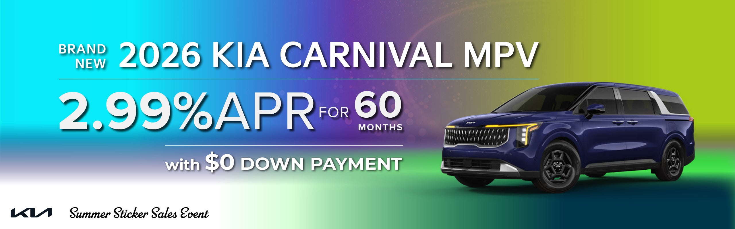 Brand New 2026 Kia CARNIVAL MPV