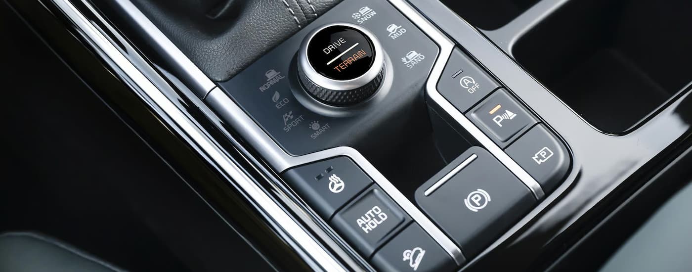 Drive mode button in a 2026 Kia Sorento