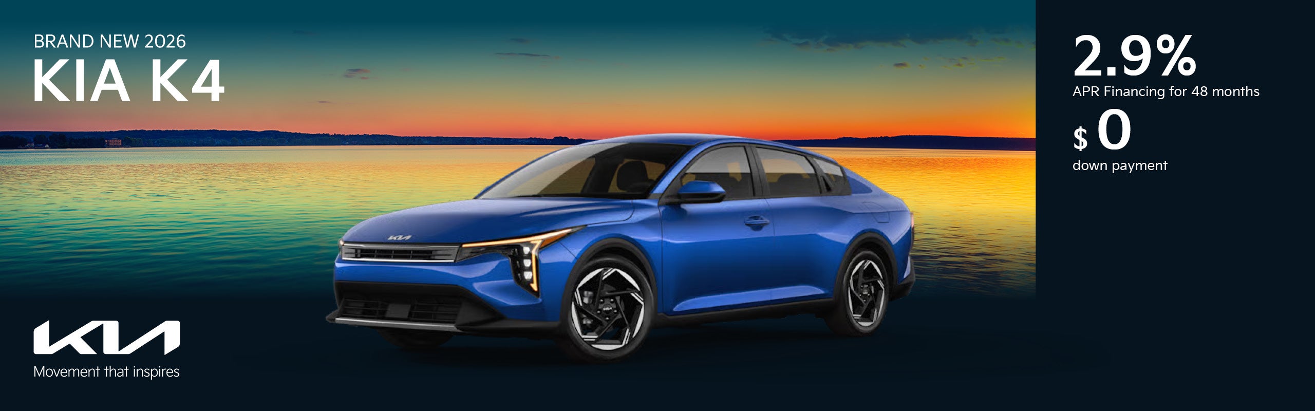 Brand New 2026 Kia K4