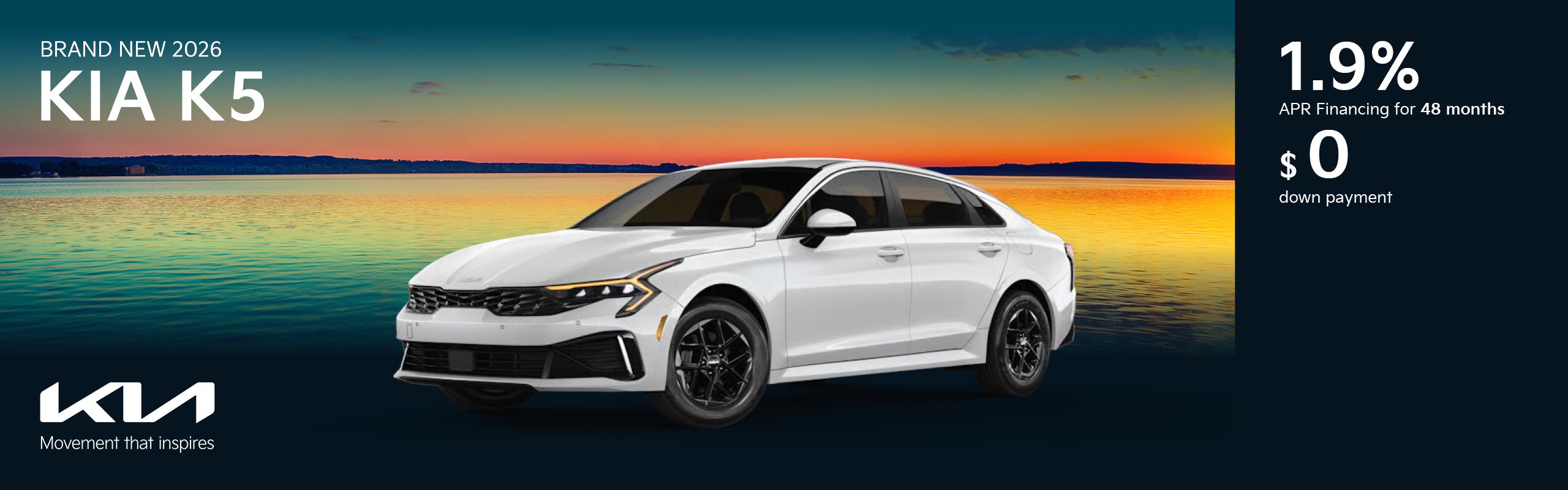 Brand New 2026 Kia K5