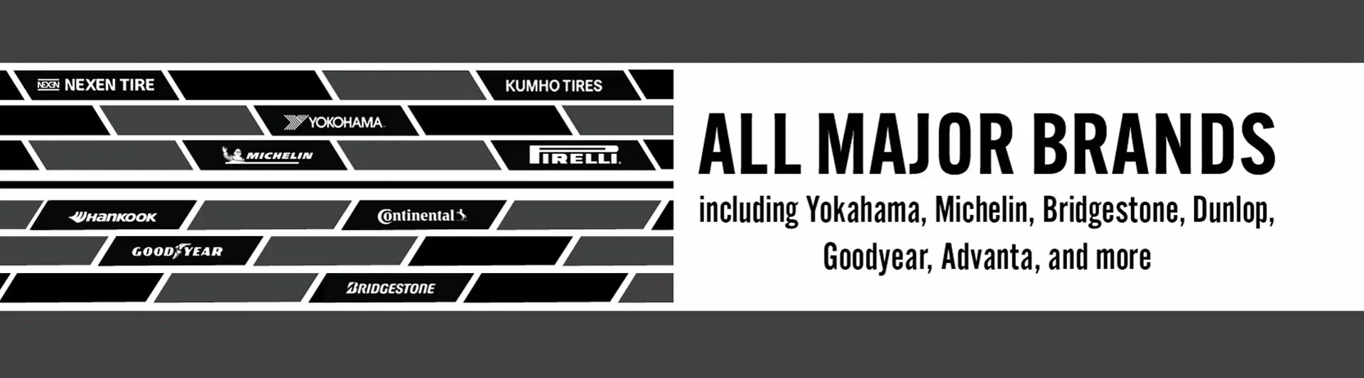 All major brands of tires for sale at Schaumburg Kia